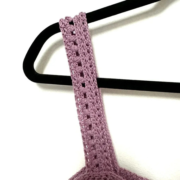 NWT $245 Vince Cotton Crochet Knit Sleeveless Camisole Tank - Summer Top - Picture 3 of 8